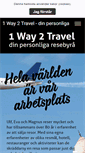 Mobile Screenshot of 1way2travel.se