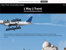 Tablet Screenshot of 1way2travel.se